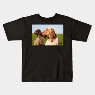 Deer watching Spinoni Kids T-Shirt